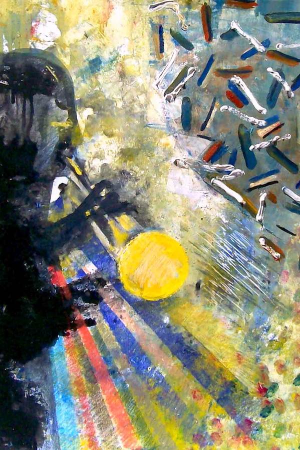 Jazz great Buddy Bolden a monotype print by Arthur Secunda